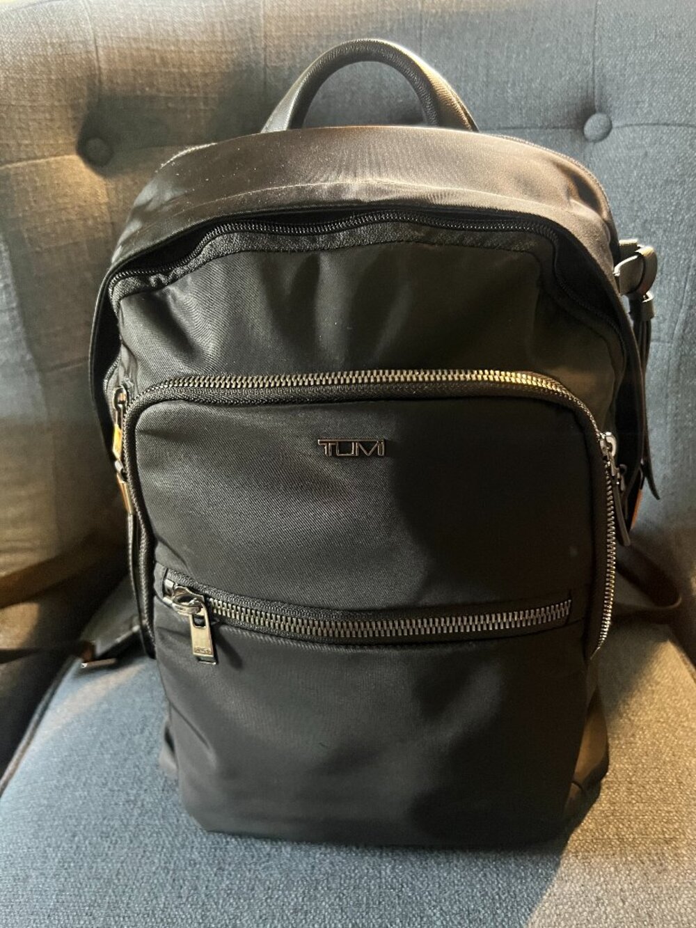 TUMI Voyageur Halle Black Nylon Laptop Backpack – 0484758D